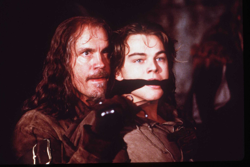John Malkovich and Leonardo Dicaprio star In The Man In The Iron Mask circa 1998.